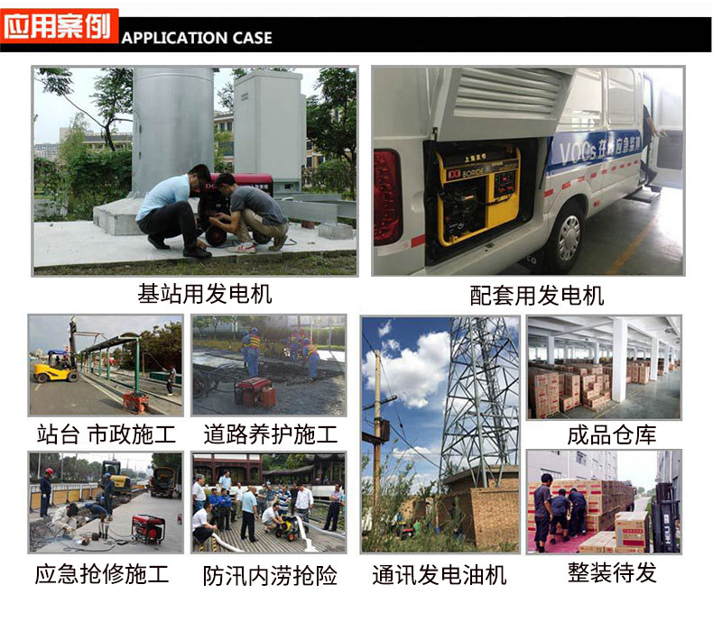 6kw柴油發電機（jī）應用案例