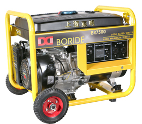 單相6kW小型汽油發電機組  BR7500(E）