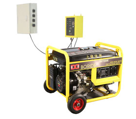 單相6kW無人值守ATS小型（xíng）汽油發電機（jī）組BR7500ATS